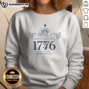 Pretty Party Like It'S 1776 Sweatshirt in a cozy design perfect for celebrations