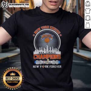 Original New York Knicks NBA Finals Champions 2026 Shirt featuring bold championship graphics on a comfortable cotton tee