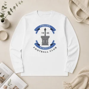 Top Preston Athletic Football Club 1945 Soccer Long Sleeve Shirt