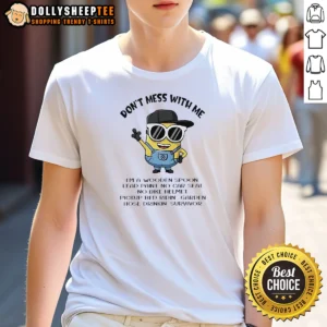Awesome Minions Don'T Mess With Me I'M A Wooden Spoon Lead Paint No Car Seat No Bike Helmet