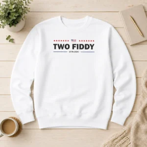 Awesome Two Fiddy 1776 2026 Patriotic USA 250th Years American Flag 4th Of July Sweater