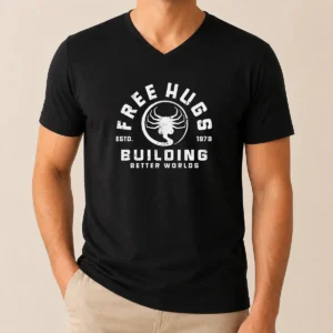 Hot Free Hugs Alien Facehugger Building Better Worlds 1979 V-Neck Shirt