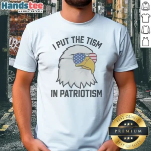 Awesome Bald Eagle American Flag Sunglasses I Put The Tism In Patriotism 4th Of July