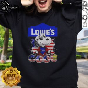 Good Snoopy Peanuts Lowe'S Cool Woodstock Sweatshirt featuring a playful design with Snoopy and Woodstock.
