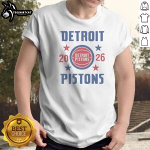 Hot Detroit Pistons NBA 2026 Team Star Logo