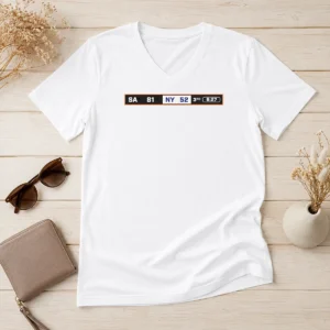 Hot Scoreboard San Antonio Spurs 81 52 New York Knicks Basketball Meme NBA 2026 V-Neck Shirt
