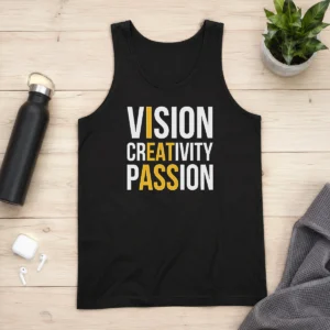 Pretty Vision Creativity Passion I Eat Ass Funny Tank Top