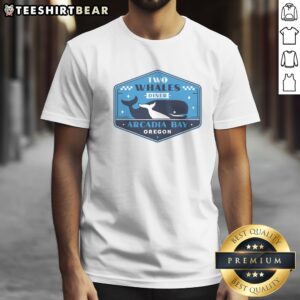 Premium Two Whales Diner Crest Shirt displayed on a clean background, showcasing its vibrant design and quality fabric.