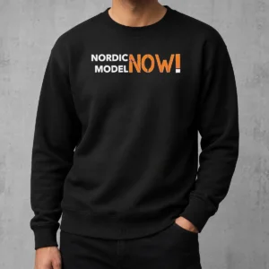 Nice Nordic Model Now! Slogan Sweater