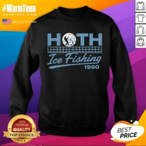 Pretty Old School Cold Wilderness ICE Fishing Sweatshirt