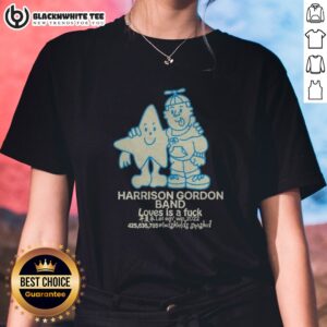 Pretty Harrison Gordon Band Loves Is A Fuck Let Em Win 2022 Windshields Smashed Ladies Shirt featuring a bold graphic design