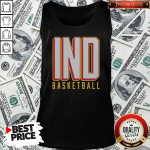 Original Indiana Basketball Bold Stacked Letters Tank Top
