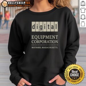 Pretty Digital Equipment Corporation 1957 Sweatshirt in soft fabric with vintage logo print