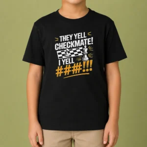 Funny Chess Pawn King Checkmate Quote Kids T-Shirt