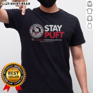 Hot Stay Puft Marshmallows The Original Marshmallow Co New York Ghostbusters Shirt displayed on a white background