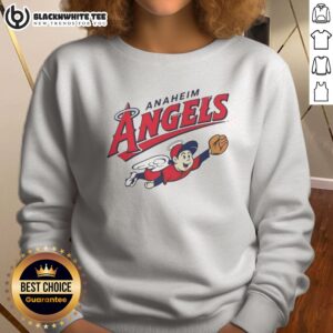 Premium Anaheim Angels Los Angeles Angels Sweashirt showcasing vibrant team colors and logo.