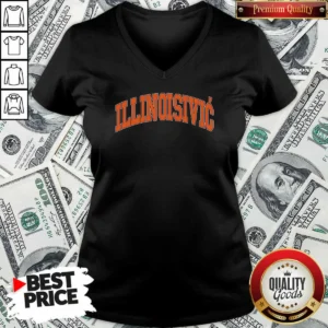 Top Illinoisivic Il Balkan Ball V-Neck Shirt