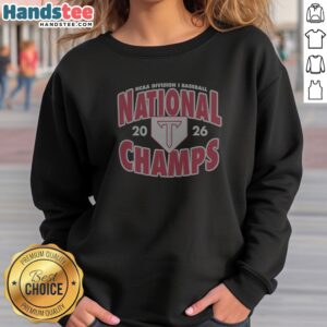 Troy Trojans NCAA Division I Baseball National 2026 Champs Logo Sweatshirt