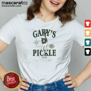 Pretty Nine Garys Pickle Club Est 2025 V-Neck Shirt