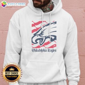 Original Philadelphia Eagles American Heritage Wordmark Hoodie featuring a bold team logo.