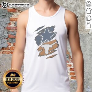 Hot Dallas Cowboys Texas Longhorns Football Teams Design Tank Top for fans