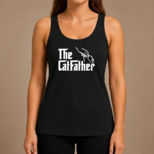 Original The Catfather Parody Tank Top