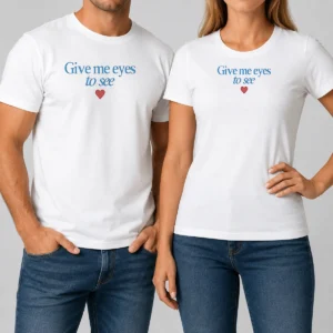 Awesome Dallas Cowboys Cheerleaders Give Me Eyes To See t shirt in classic fit with blue and white design