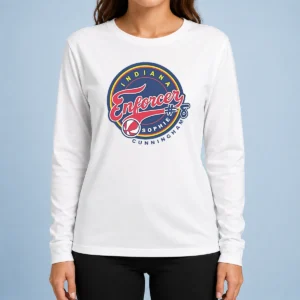 Pretty Sophie Cunningham Indiana Enforcer Sophie The Enforcer Long Sleeve Shirt in classic fit with bold front graphic