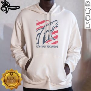 Pretty Denver Broncos American Heritage Wordmark Hoodie in navy blue with bold logo design