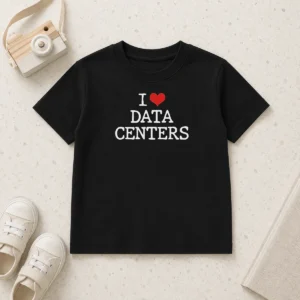 Nice I Love Data Centers Server Room IT Professional Kids T-Shirt