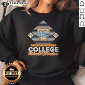 Pretty Tennessee Lady Volunteers 2026 NCAA College World Series Oklahoma City sweatshirt featuring vibrant team colors.