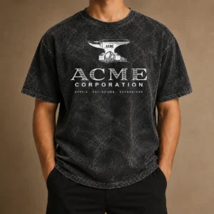 Original ACME Corporation Anvils Explosives Detonators Washed T-Shirt