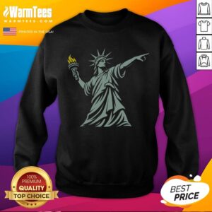 Good Liberty Throwing Flames sweatshirt featuring vibrant flame graphics on a cozy fabric