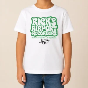 Cute Tom Petty Rick'S Airport Recorders The Best Round Kids T-Shirt