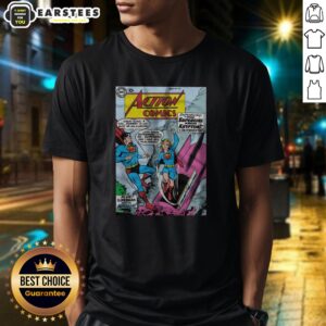 Hot Supergirl First Appearance Action Comics Issue shirt featuring iconic comic art