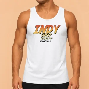 Pretty Indy Graphic Shot First Tank Top
