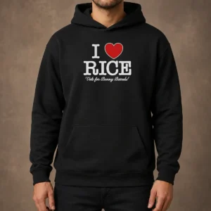 Premium I Love Rice Vote For Benny Barrels Hoodie