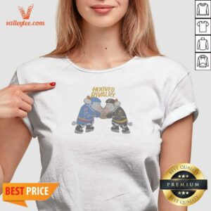 Official Top Cow Hooved Rivalry Hockey V-Neck Shirt