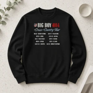 Original Big Boy 4014 Tour America 250th Train Cross Country Tour Long Sleeve Shirt