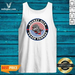 Awesome Rocket City Trash Pandas Baseball Team Mascot Logo Rocket City Trash Pandas Tank Top