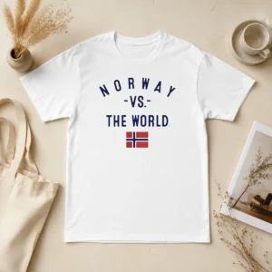 Original Norway Vs The World National Pride Flag FIFA World Cup 2026