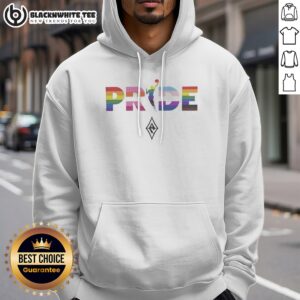 Original Las Vegas Aces 2026 WNBA Pride LGBT Pattern Flag Hoodie featuring a vibrant flag design.