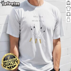 Top New York Never Quits NY Logo Cigarettes Iconic City t shirt featuring a bold graphic design.