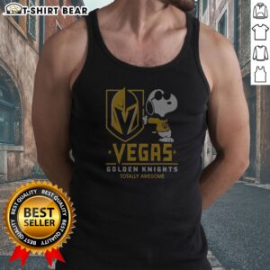 Premium Team Vegas Golden Knights Totally Awesome Snoopy Tank Top