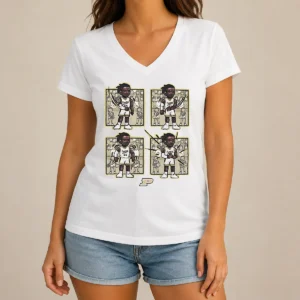 Official Basketball Purdue The Lance Dance Lance Jones V-Neck Shirt