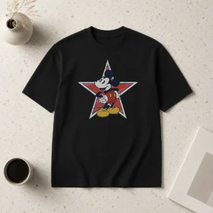 Good Disney Distressed Mickey Mouse Star Mens