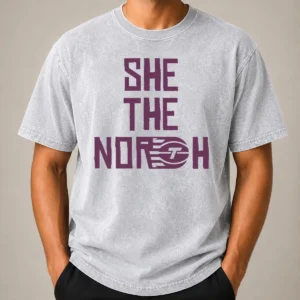 Funny Toronto Tempo She The North Washed T-Shirt