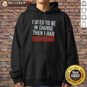 Original I Used To Be In Charge Then I Had A Granddaughter Hoodie featuring a playful design