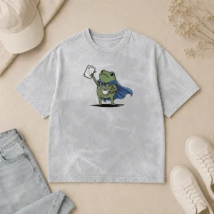 Funny Doctor Frog We Chart At Dawn Medical Professional Nursing Washed T-Shirt