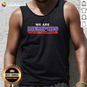 Hot Memphis Wrestling We Are Memphis Wrestling Official Logo Graphic Tank Top showcasing vibrant logo design